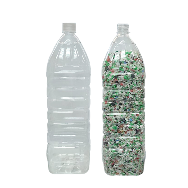 Botella PET 2 Litros Cuadrada