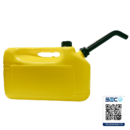 Bidón Plástico 20 Litros para Diesel Petróleo con vaciador Antivuelco