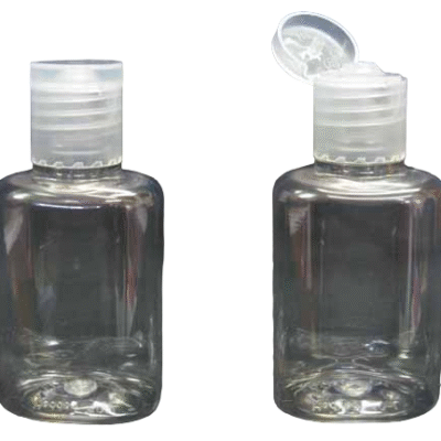 Botella PET 50cc. Rectangular