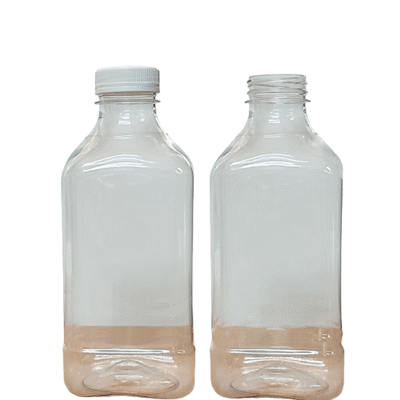 Botella PET 1 Litro Cuadrada