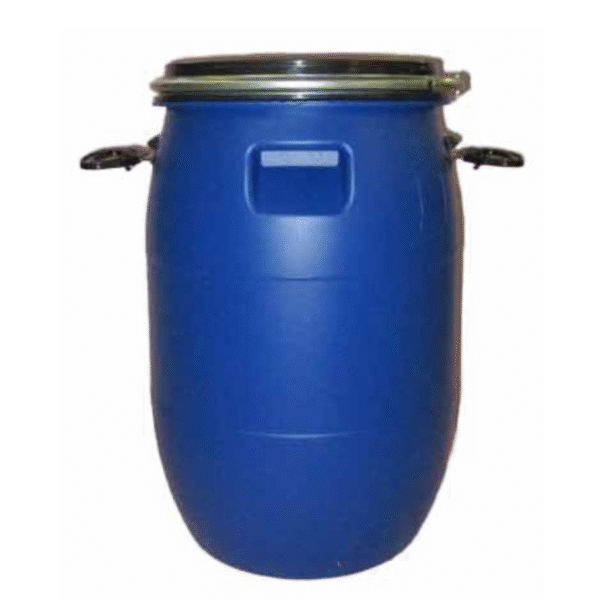 Tambor Plástico 60 Litros con Zuncho Metálico