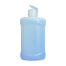 Botella 300 cc ovalada tapa en bolsa Flip top