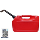 Bidón Plástico 20 Litros Rojo para Gasolina con vaciador Antivuelco